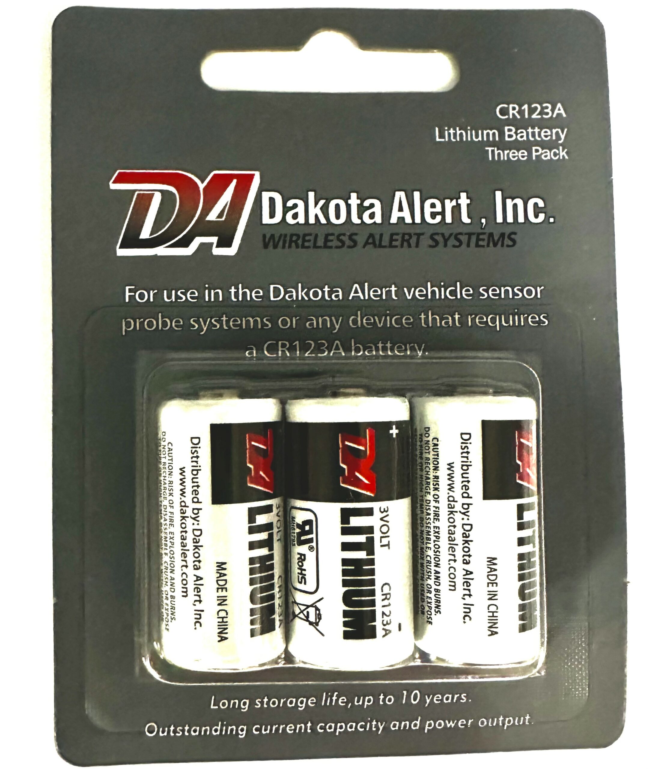 CR123A Batteries (3-pk) – Dakota Alert