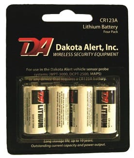 CR123A Batterie passend für ABUS FU2998 Danalock Motorschloss V3
