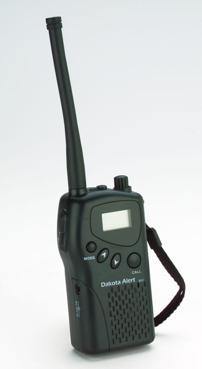 Multi Use Radio Service Transceiver with Telescopic Antenna and Normally Open Relay Output Dakota Alert M538-BS MURS Base Station